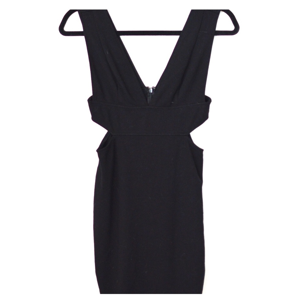 UO Black Cutout Dress
